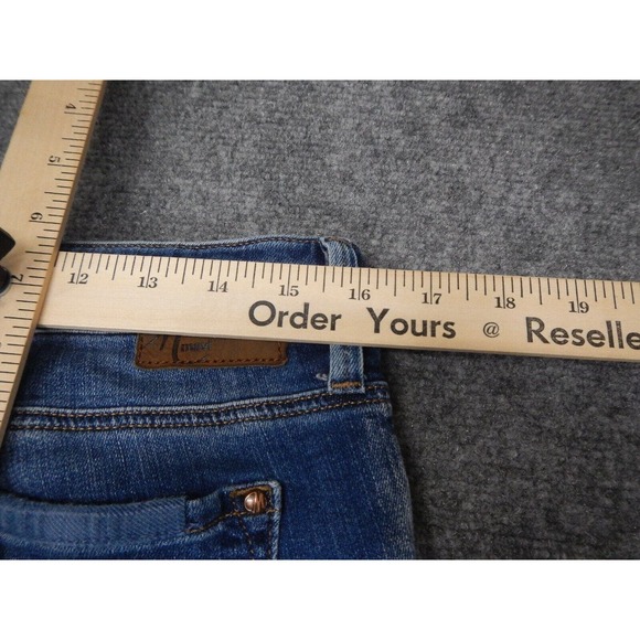 Mavi Ada Sexy Boyfriend Women's Jeans Size 31 Blue Medium Wash Skinny Denim - Picture 12 of 14